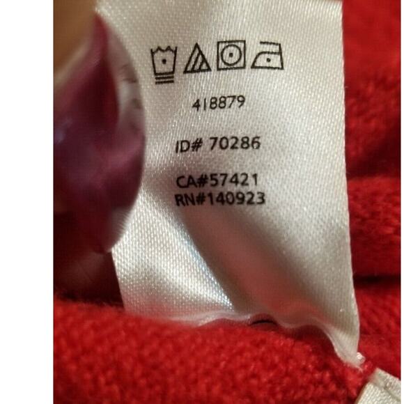 Loft Women's Red Knit Pullover Sweater Boat Neck Long Sleeve Size Small - PO - Picture 8 of 9